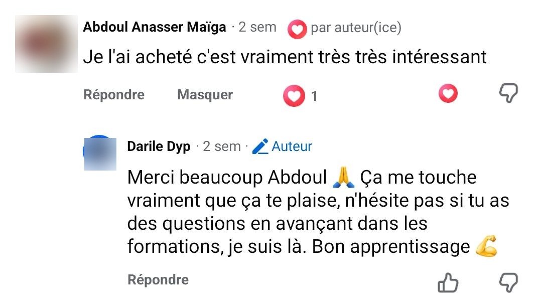 Commentaire Facebook — Abdoul